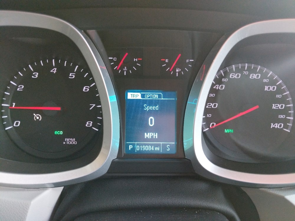 2016 Chevrolet Equinox - Odometer Close Up