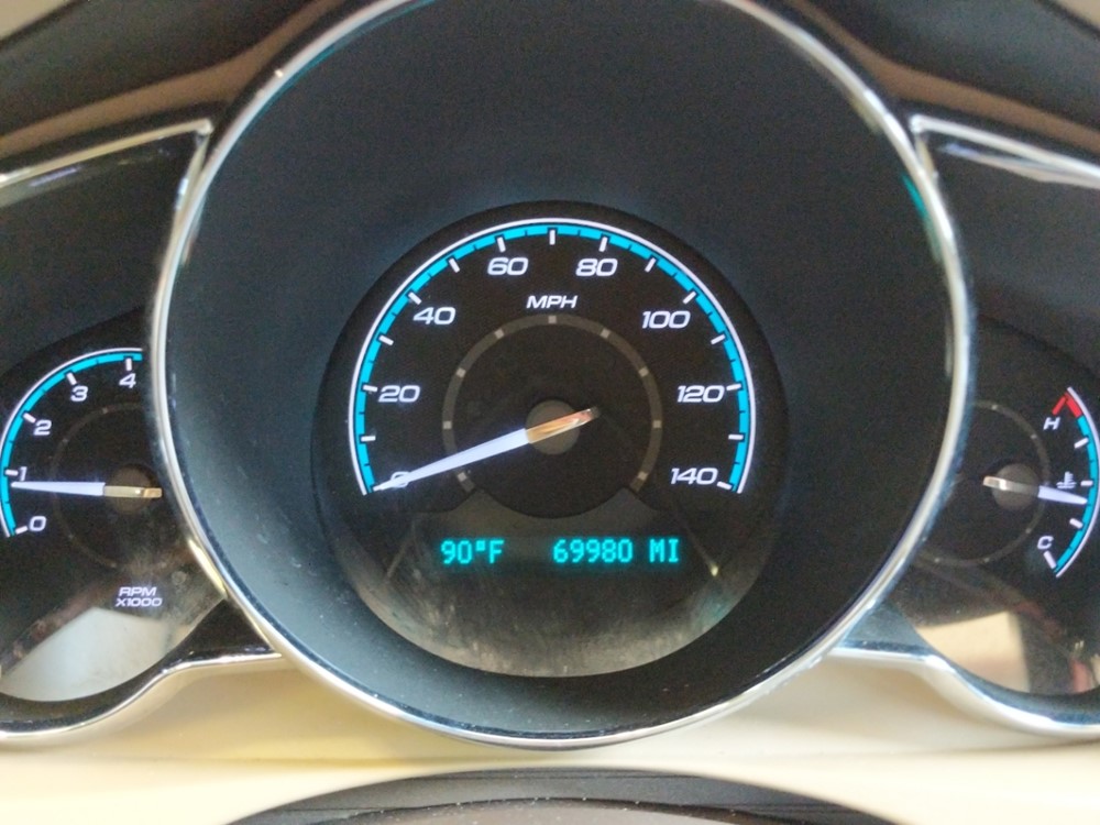 2011 Chevrolet Malibu - Odometer Close Up