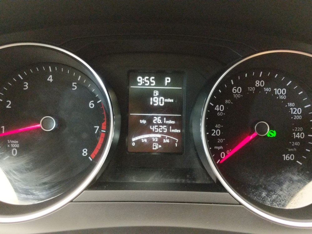 2015 Volkswagen Jetta - Odometer Close Up