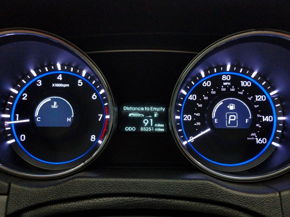 2013 Hyundai Sonata - Odometer Close Up