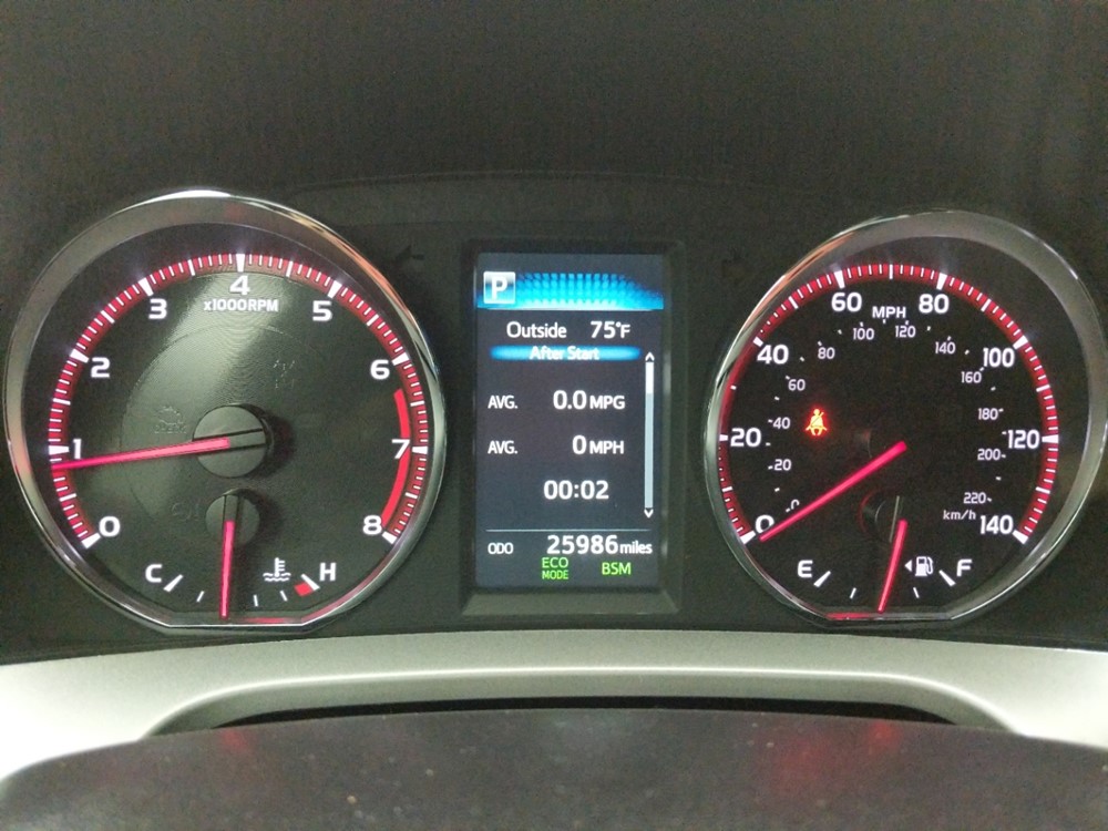 2016 Toyota RAV4 - Odometer Close Up