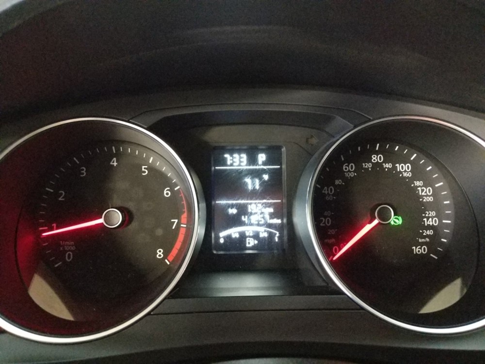 2017 Volkswagen Jetta - Odometer Close Up