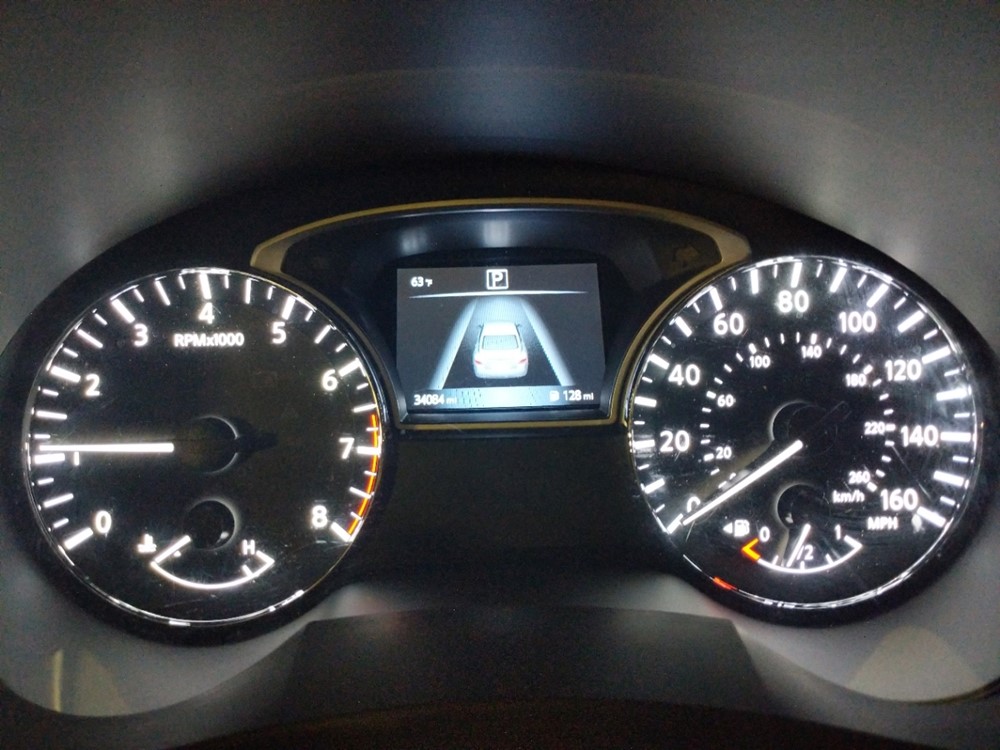 2017 Nissan Altima - Odometer Close Up