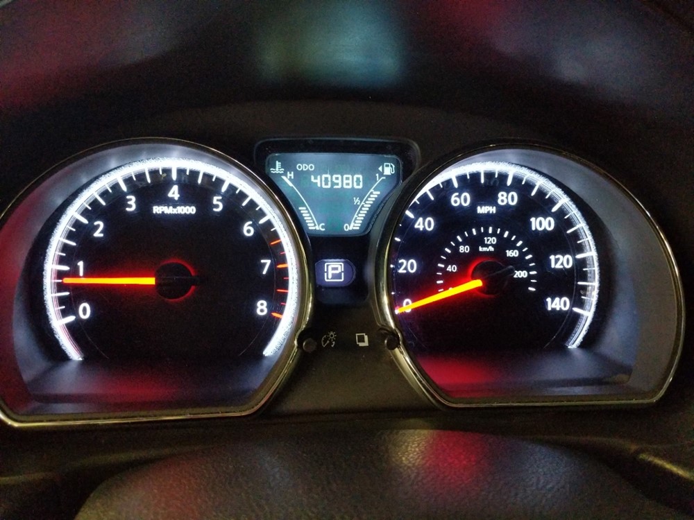 2017 Nissan Versa - Odometer Close Up