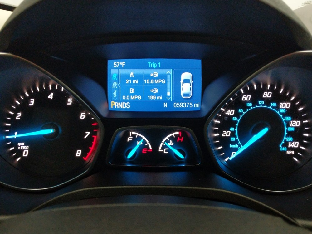 2014 Ford Escape - Odometer Close Up