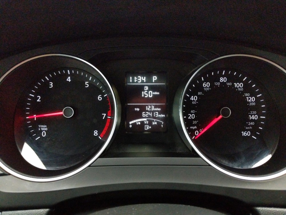 2016 Volkswagen Jetta - Odometer Close Up