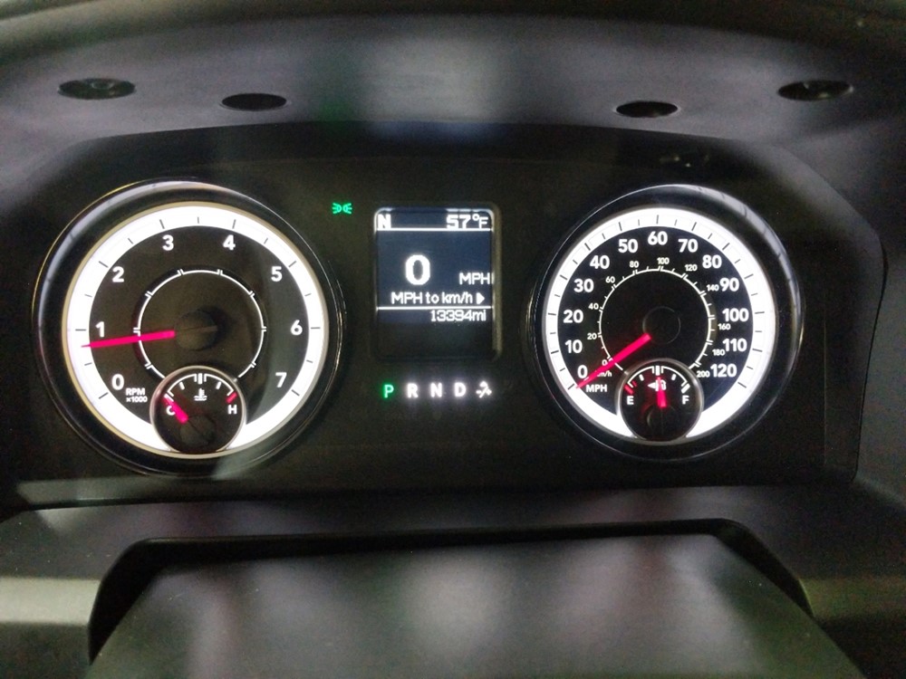 2018 Dodge Ram 1500 - Odometer Close Up