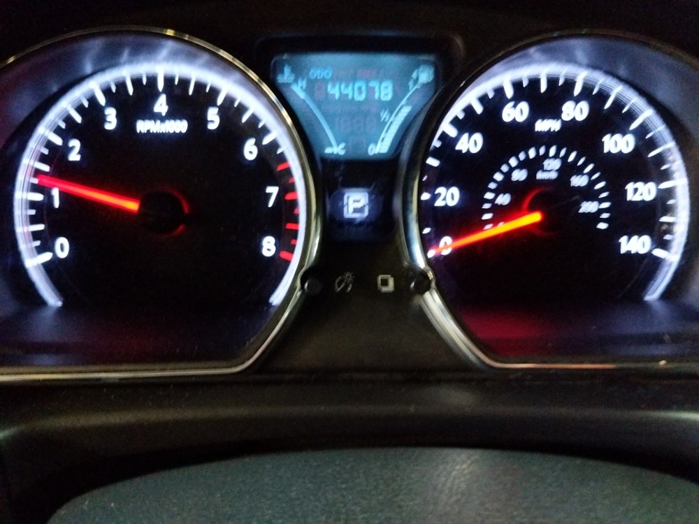 2017 Nissan Versa - Odometer Close Up