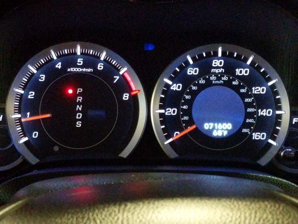 2012 Acura TSX - Odometer Close Up