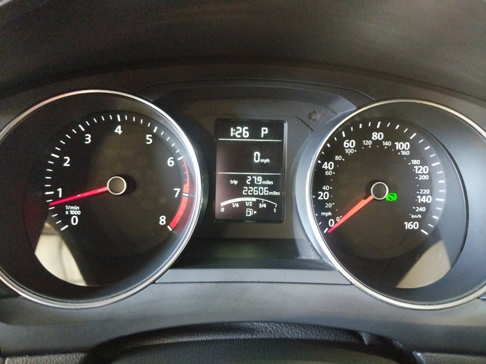 2015 Volkswagen Jetta - Odometer Close Up