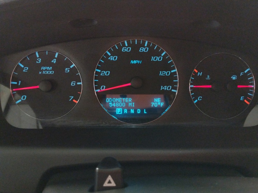 2014 Chevrolet Impala - Odometer Close Up