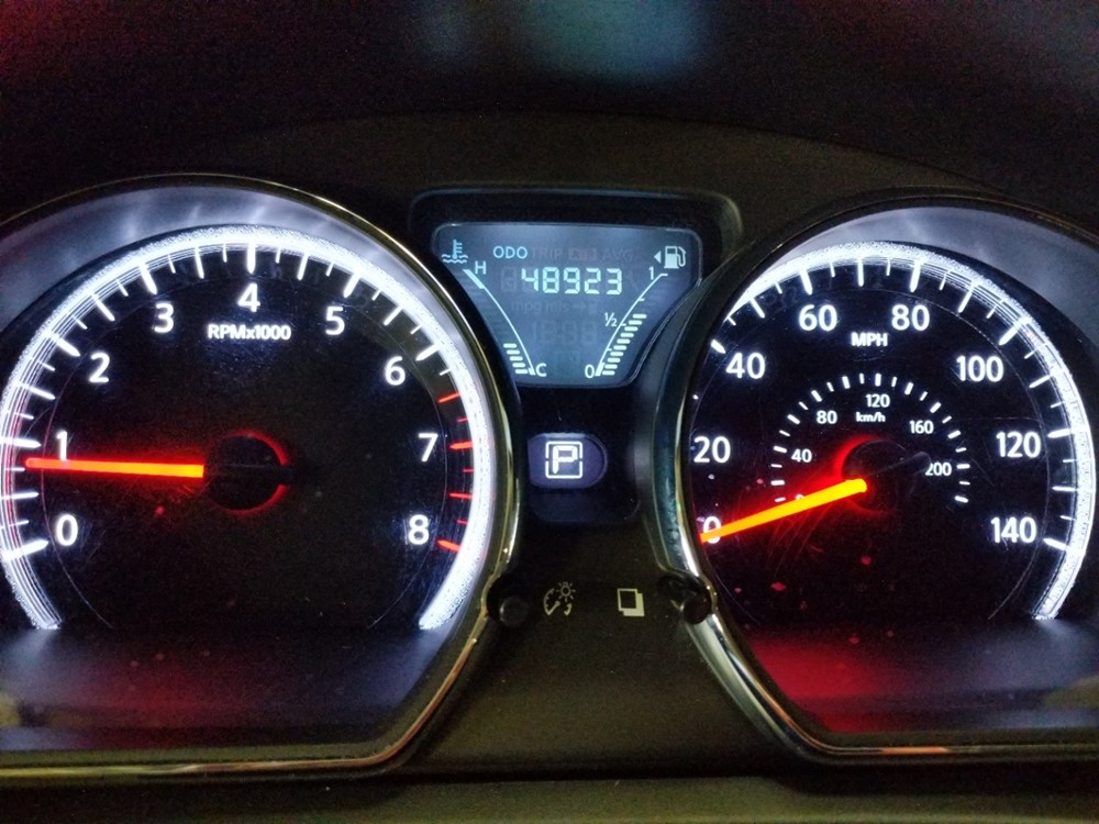 2017 Nissan Versa - Odometer Close Up