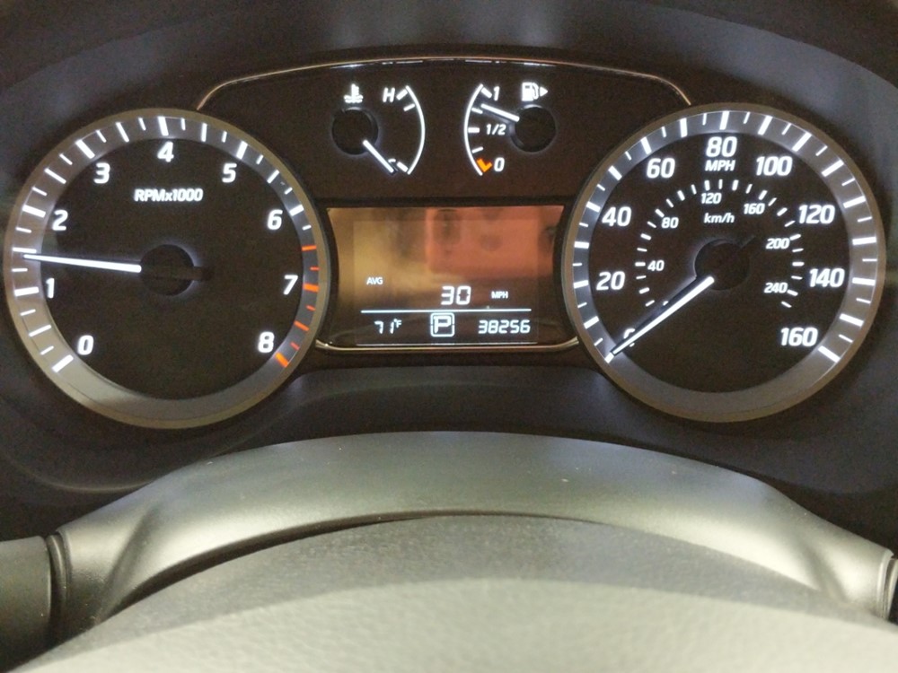 2015 Nissan Sentra - Odometer Close Up