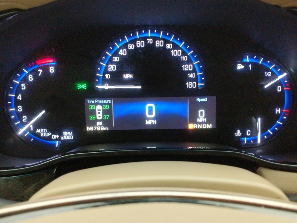 2016 Cadillac CTS - Odometer Close Up