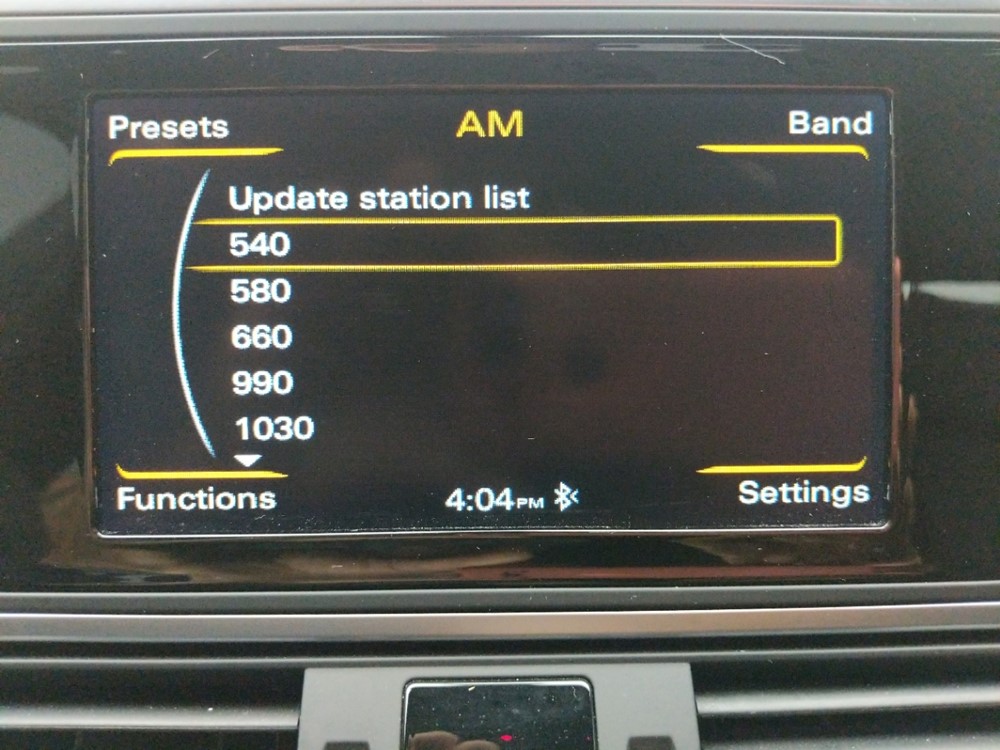 2016 Audi A6 - Stereo Package