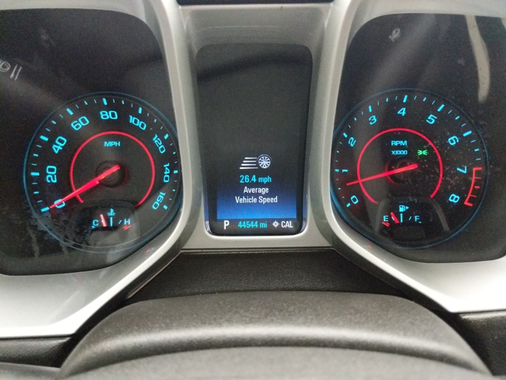 2015 Chevrolet Camaro - Odometer Close Up