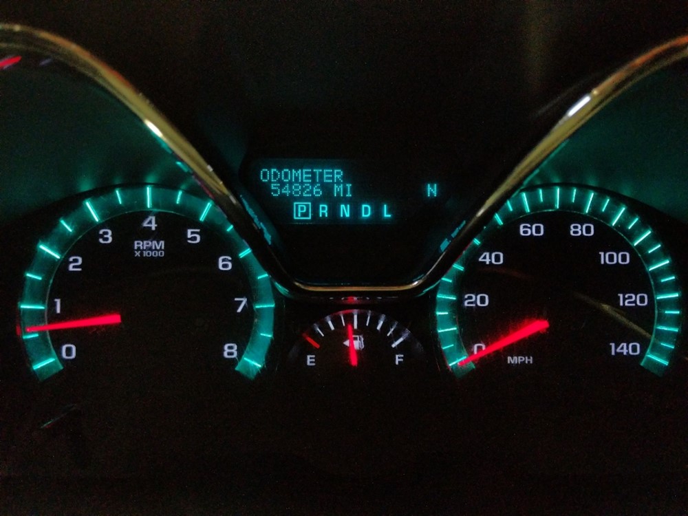 2013 Chevrolet Traverse - Odometer Close Up