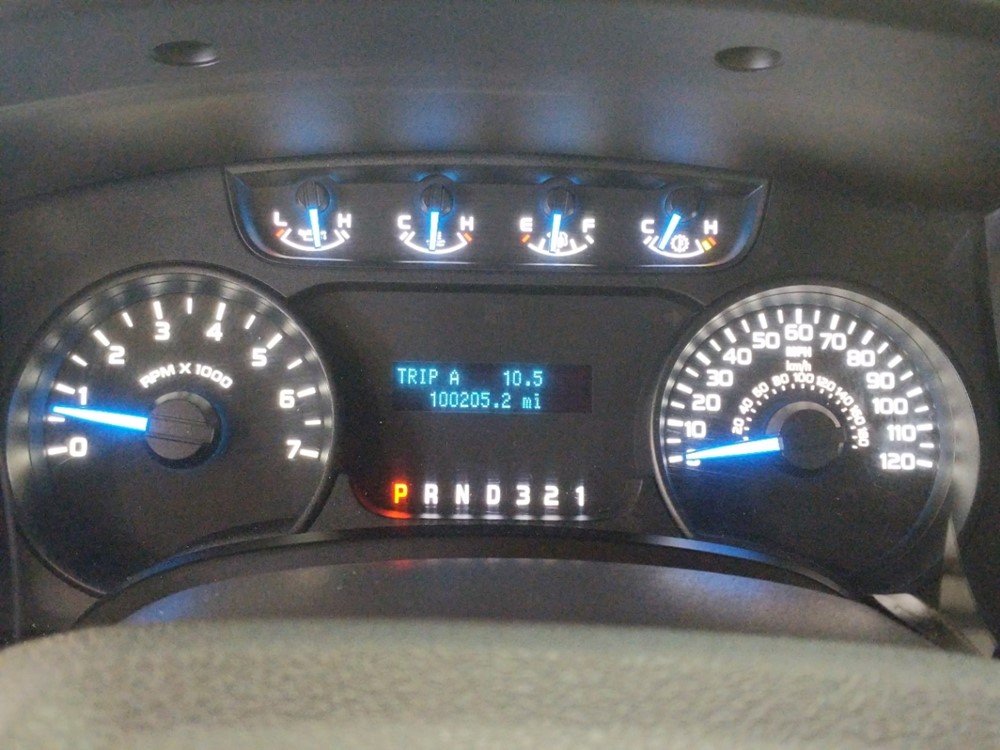2012 Ford F-150 - Odometer Close Up