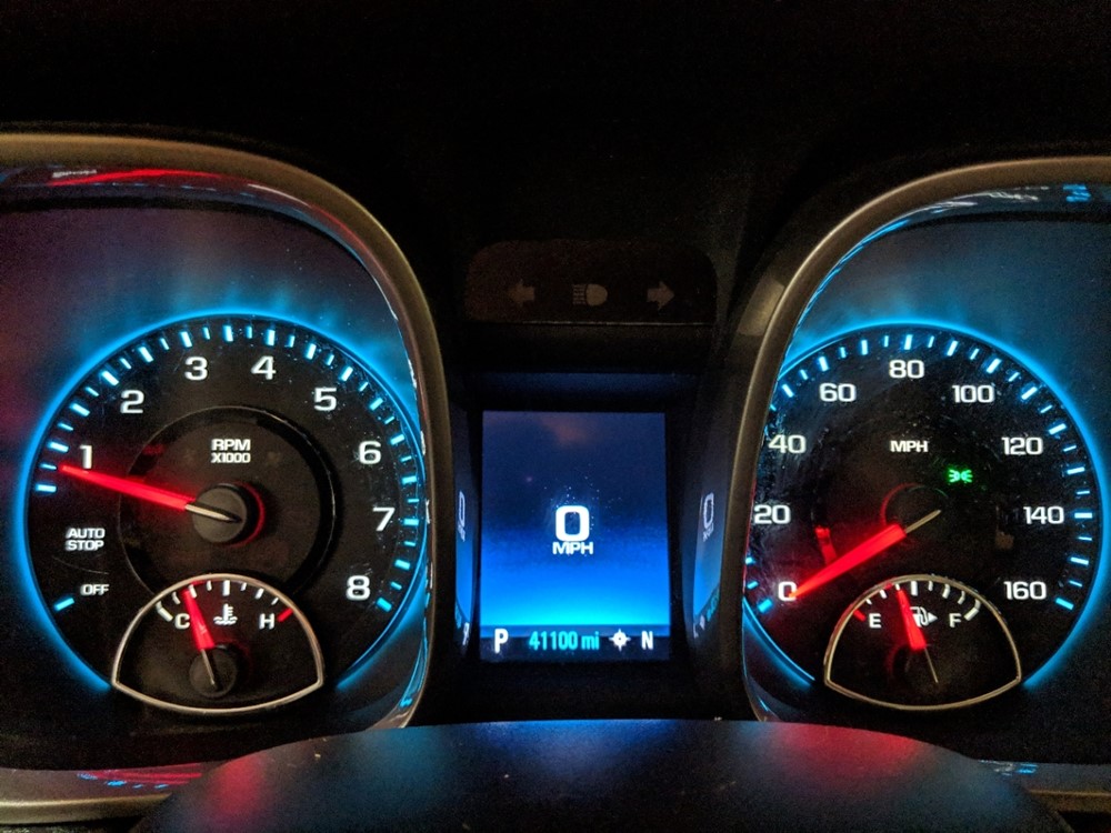 2015 Chevrolet Malibu - Odometer Close Up