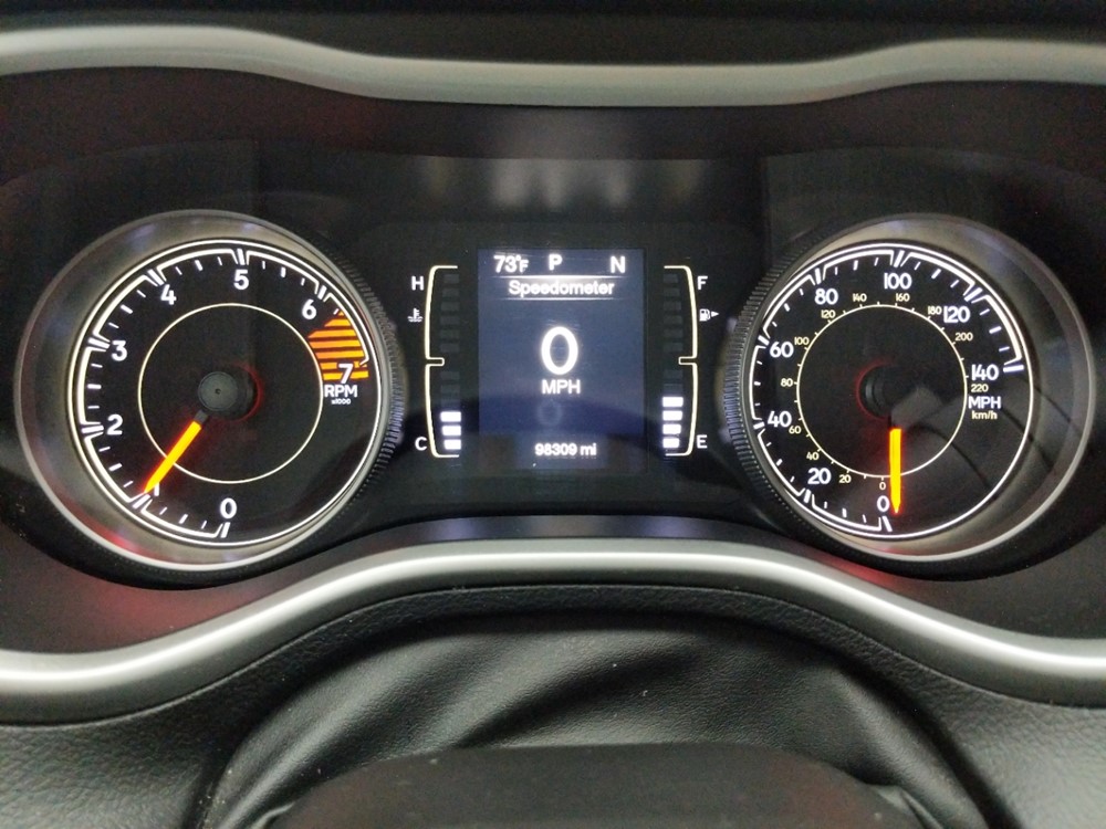 2017 Jeep Cherokee - Odometer Close Up
