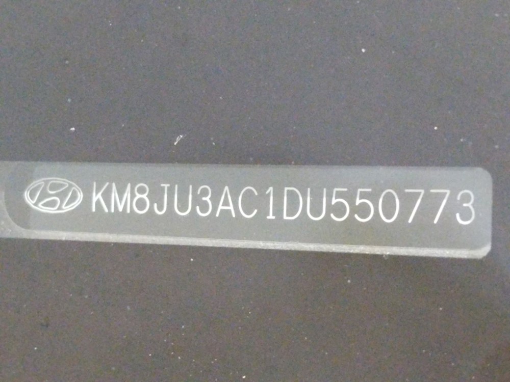 2013 Hyundai Tucson - VIN Plate