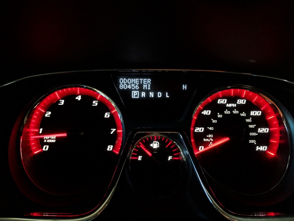 2013 GMC Acadia - Odometer Close Up
