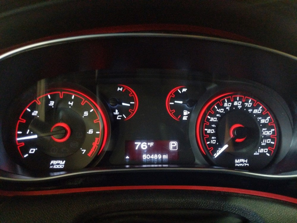 2016 Dodge Dart - Odometer Close Up