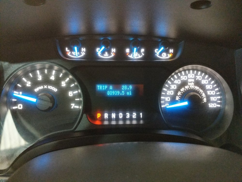 2012 Ford F-150 - Odometer Close Up