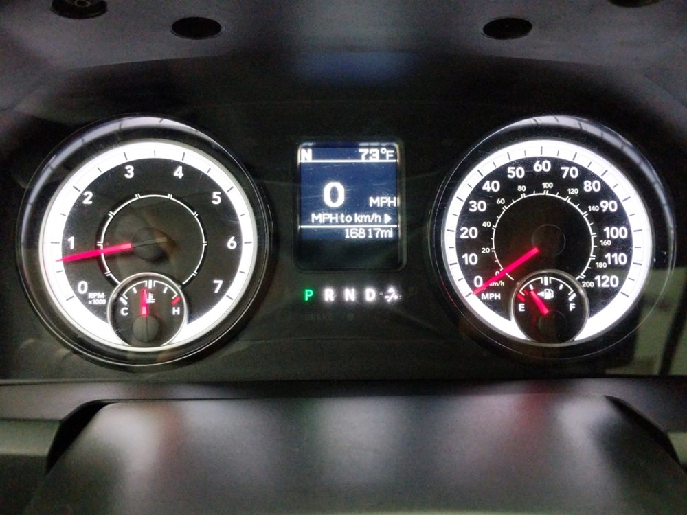 2018 Dodge Ram 1500 - Odometer Close Up