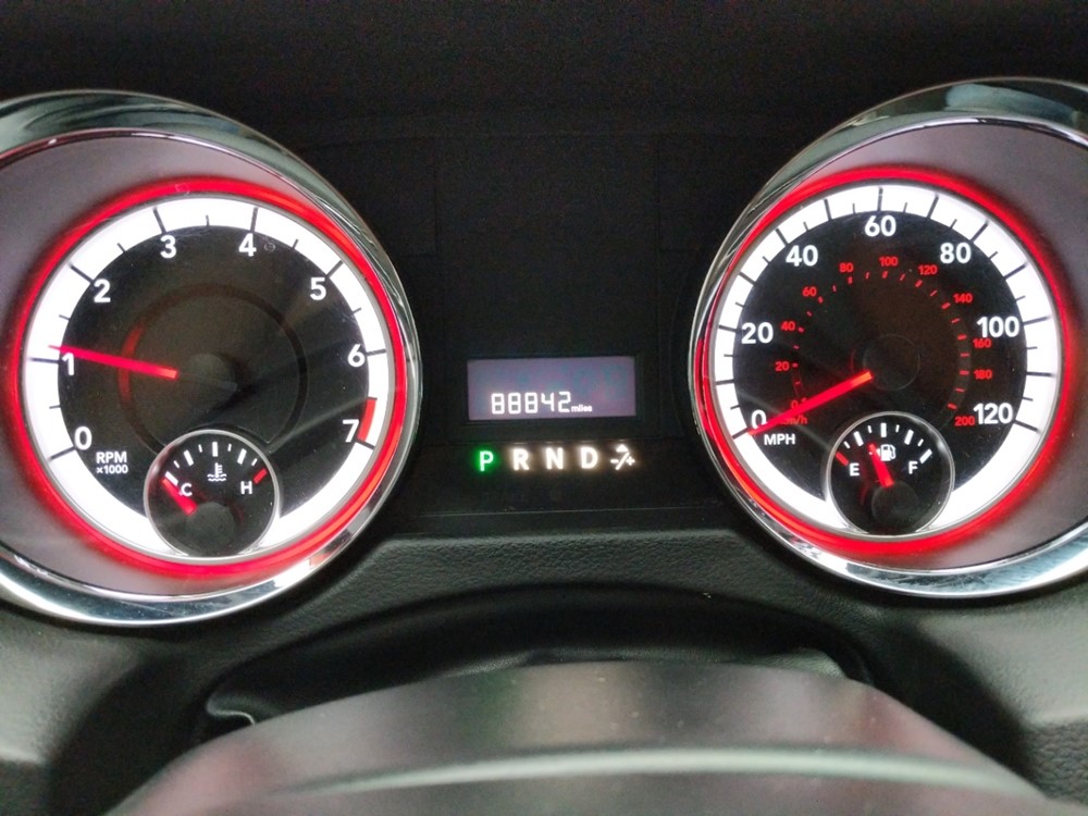 2016 Dodge Grand Caravan - Odometer Close Up