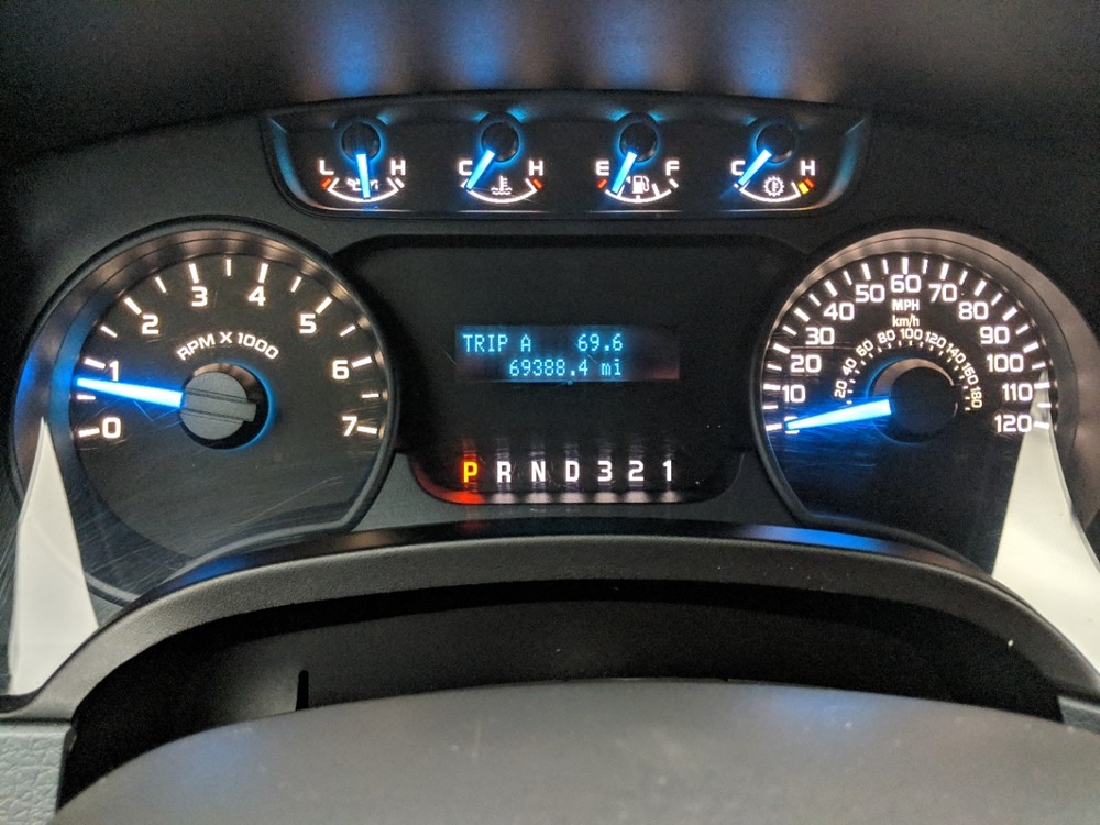 2013 Ford F-150 - Odometer Close Up