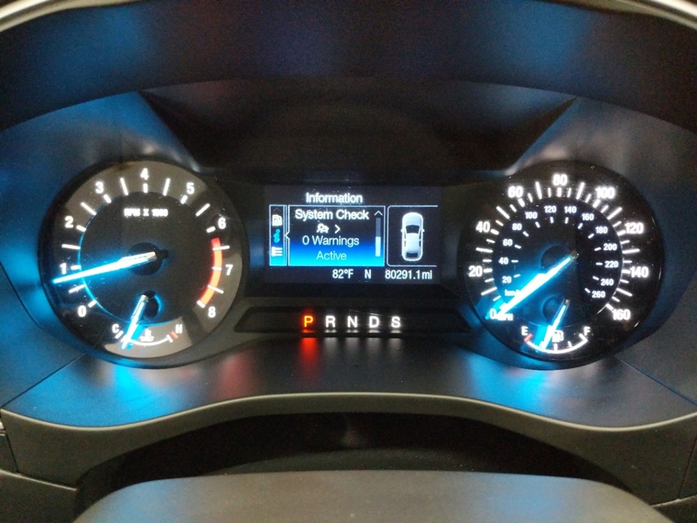 2013 Ford Fusion - Odometer Close Up
