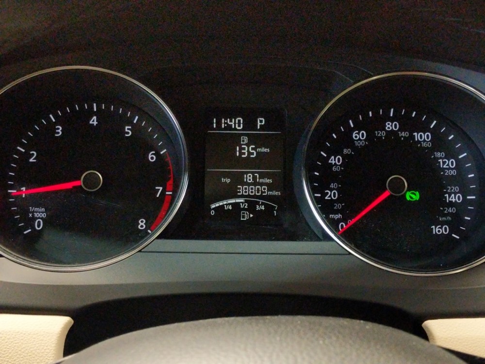 2016 Volkswagen Jetta - Odometer Close Up