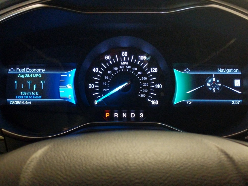 2015 Ford Fusion - Odometer Close Up