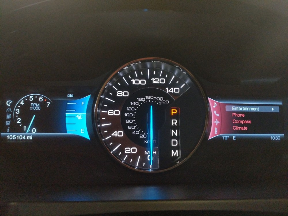 2011 Ford Edge - Odometer Close Up