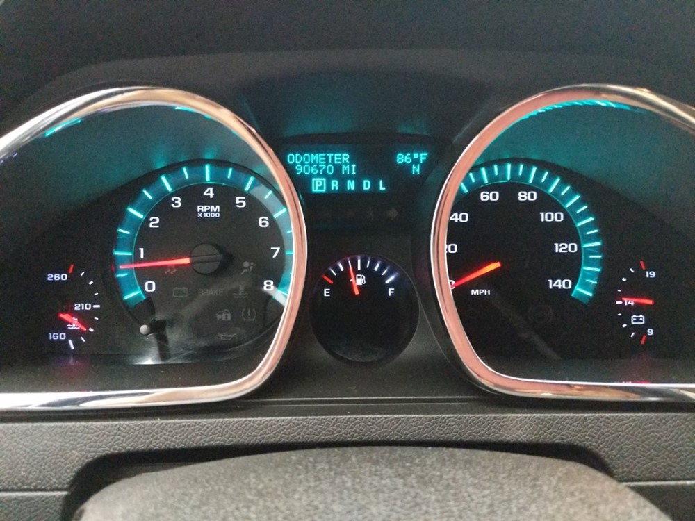 2012 Chevrolet Traverse - Odometer Close Up