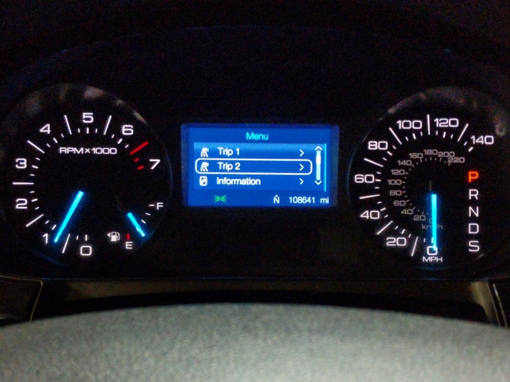 2013 Ford Edge - Odometer Close Up