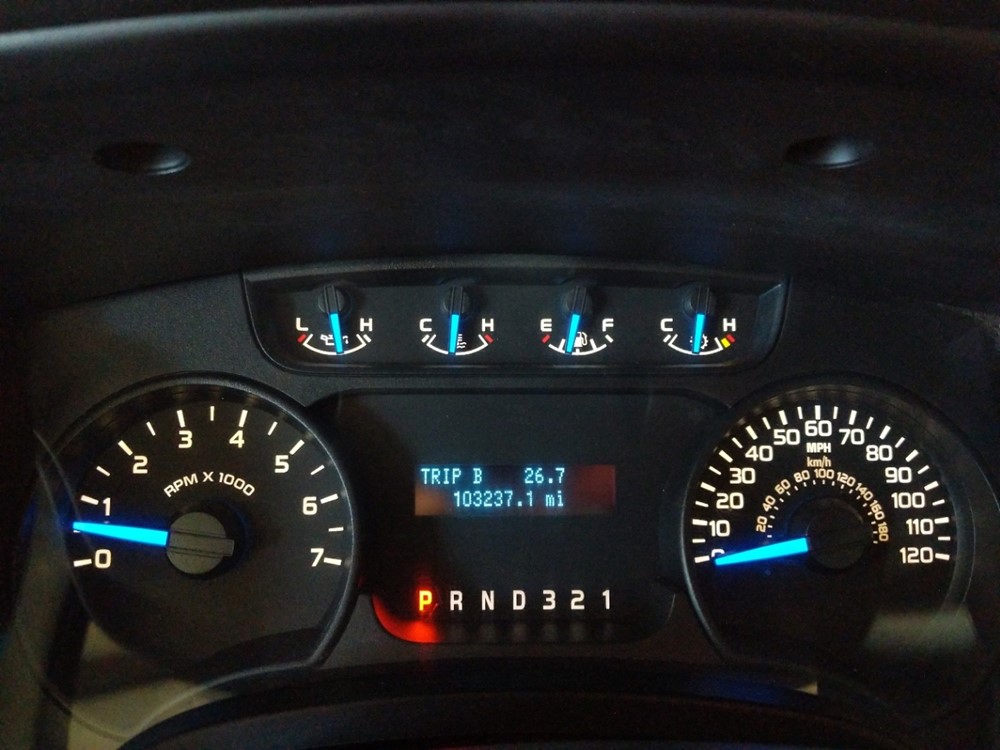 2014 Ford F-150 - Odometer Close Up