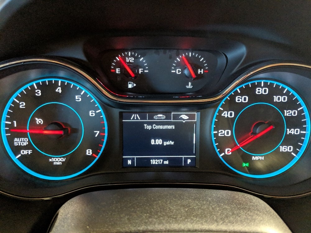 2017 Chevrolet Cruze - Odometer Close Up