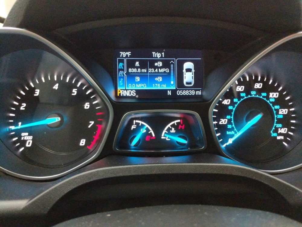 2016 Ford Escape - Odometer Close Up