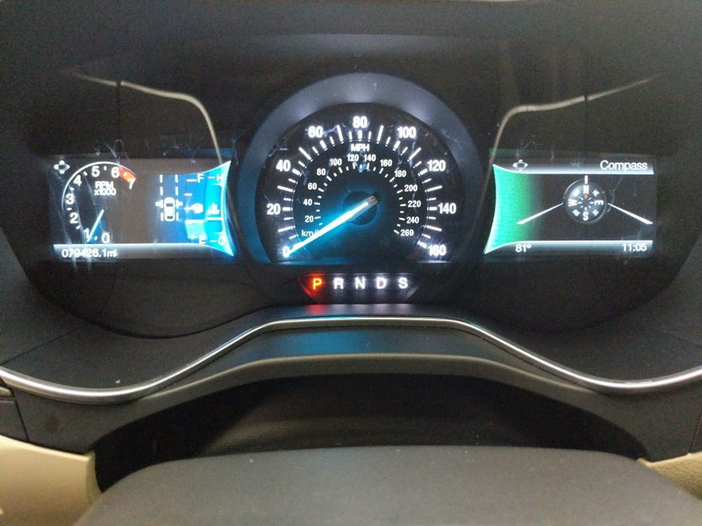 2016 Ford Fusion - Odometer Close Up