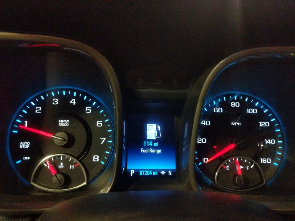 2015 Chevrolet Malibu - Odometer Close Up