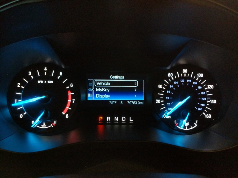 2017 Ford Fusion - Odometer Close Up