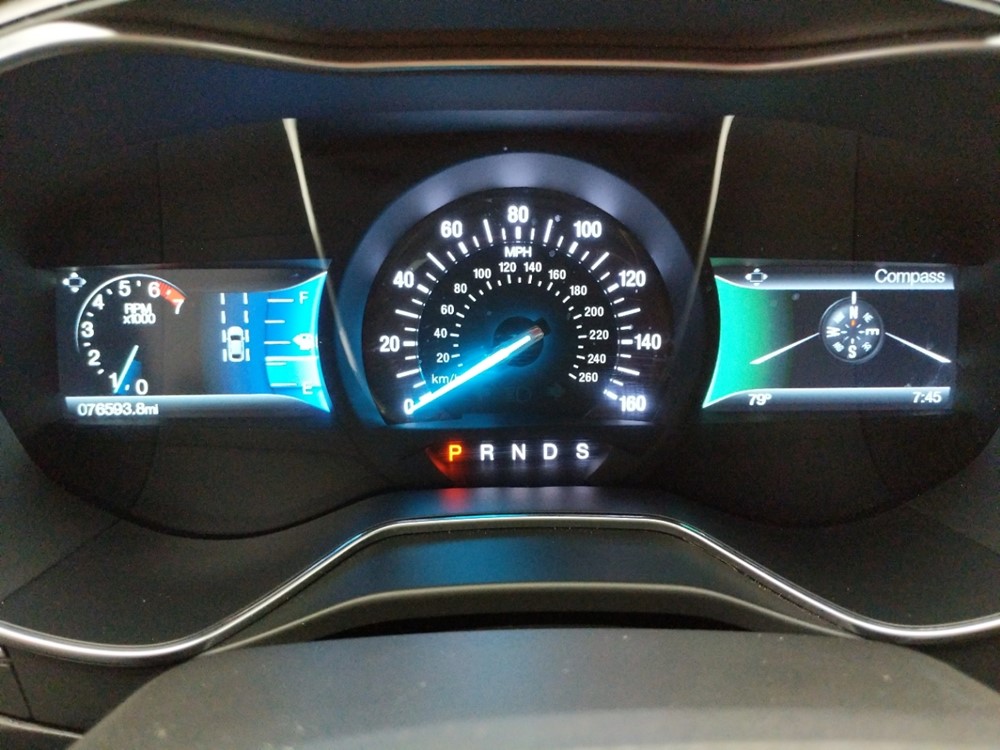 2016 Ford Fusion - Odometer Close Up