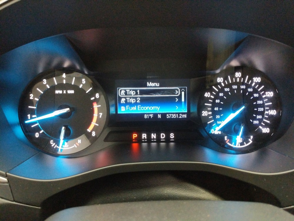 2016 Ford Fusion - Odometer Close Up