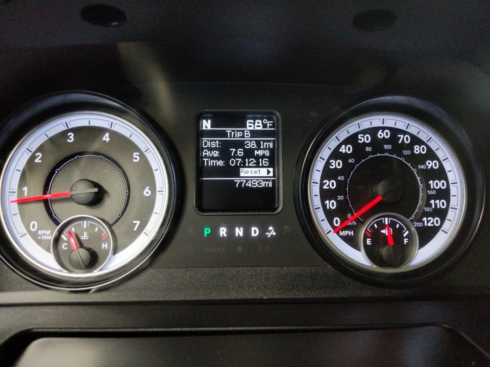 2015 Dodge Ram 1500 - Odometer Close Up