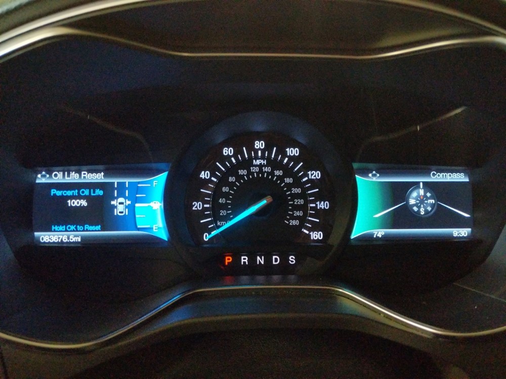 2016 Ford Fusion - Odometer Close Up