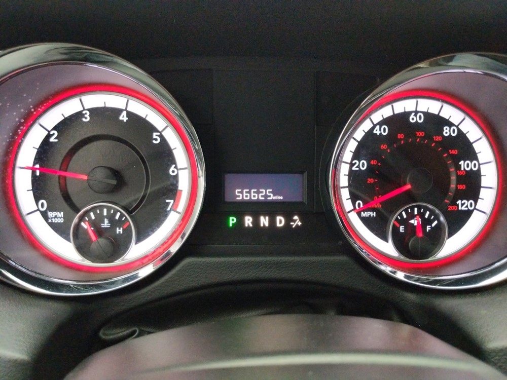 2017 Dodge Grand Caravan - Odometer Close Up
