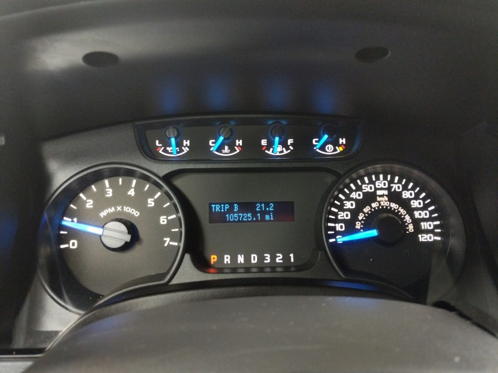2014 Ford F-150 - Odometer Close Up