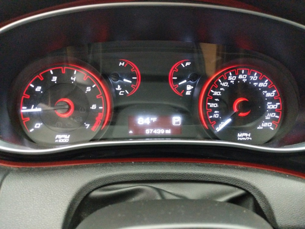 2016 Dodge Dart - Odometer Close Up